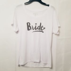Love & Cherish "Bride" t-shirt